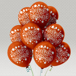 Lade das Bild in den Galerie-Viewer, 100 x Geburtstag Luftballon, Luftballons Druck, Luftballons mit Geburtstag Motiv.
