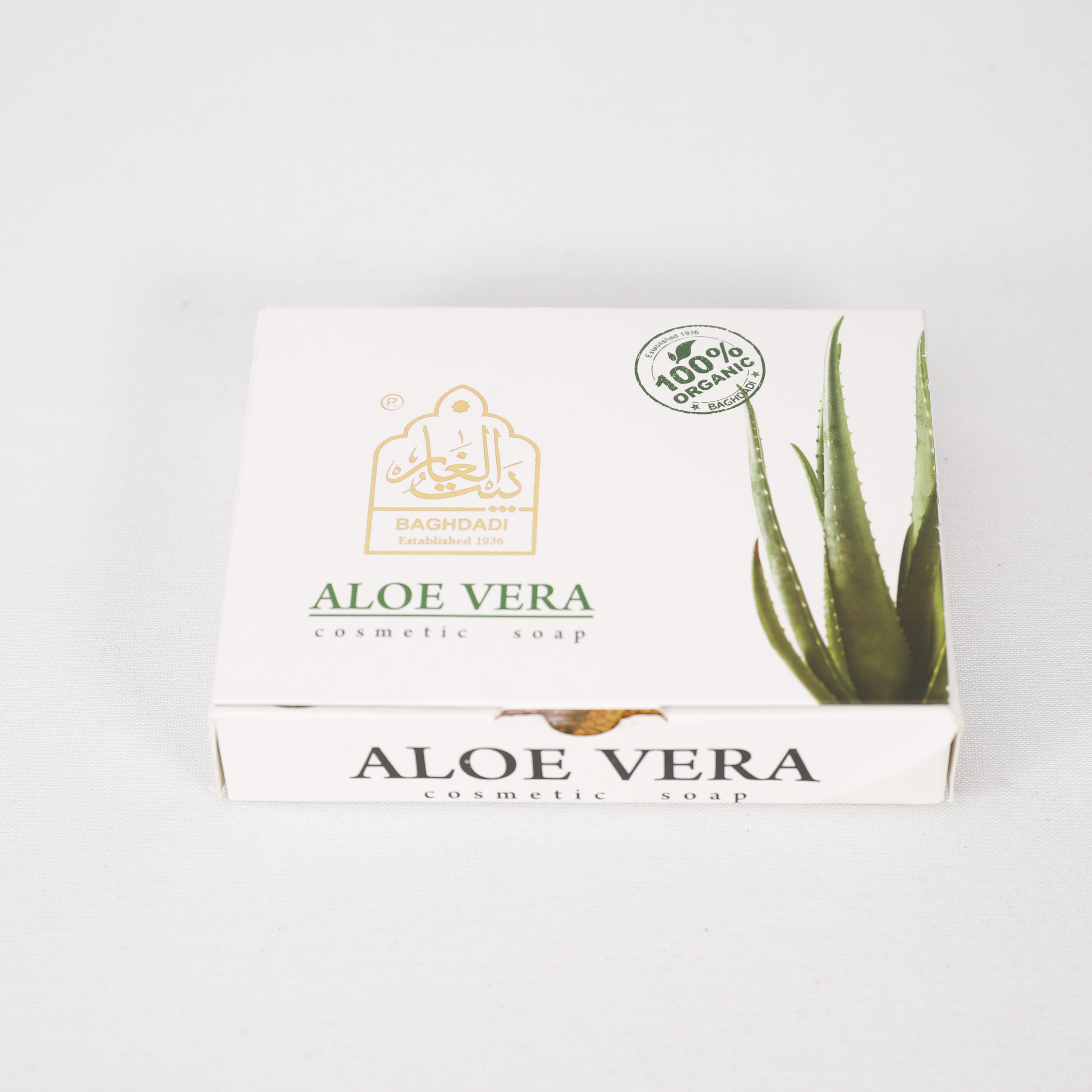 100g Aloe Vera Seife, 70% Kokosnussöl, 15% Olivenöl, 5% Öle, 7% Aloe Vera Gel Verseifung, 100% Organic, 100g