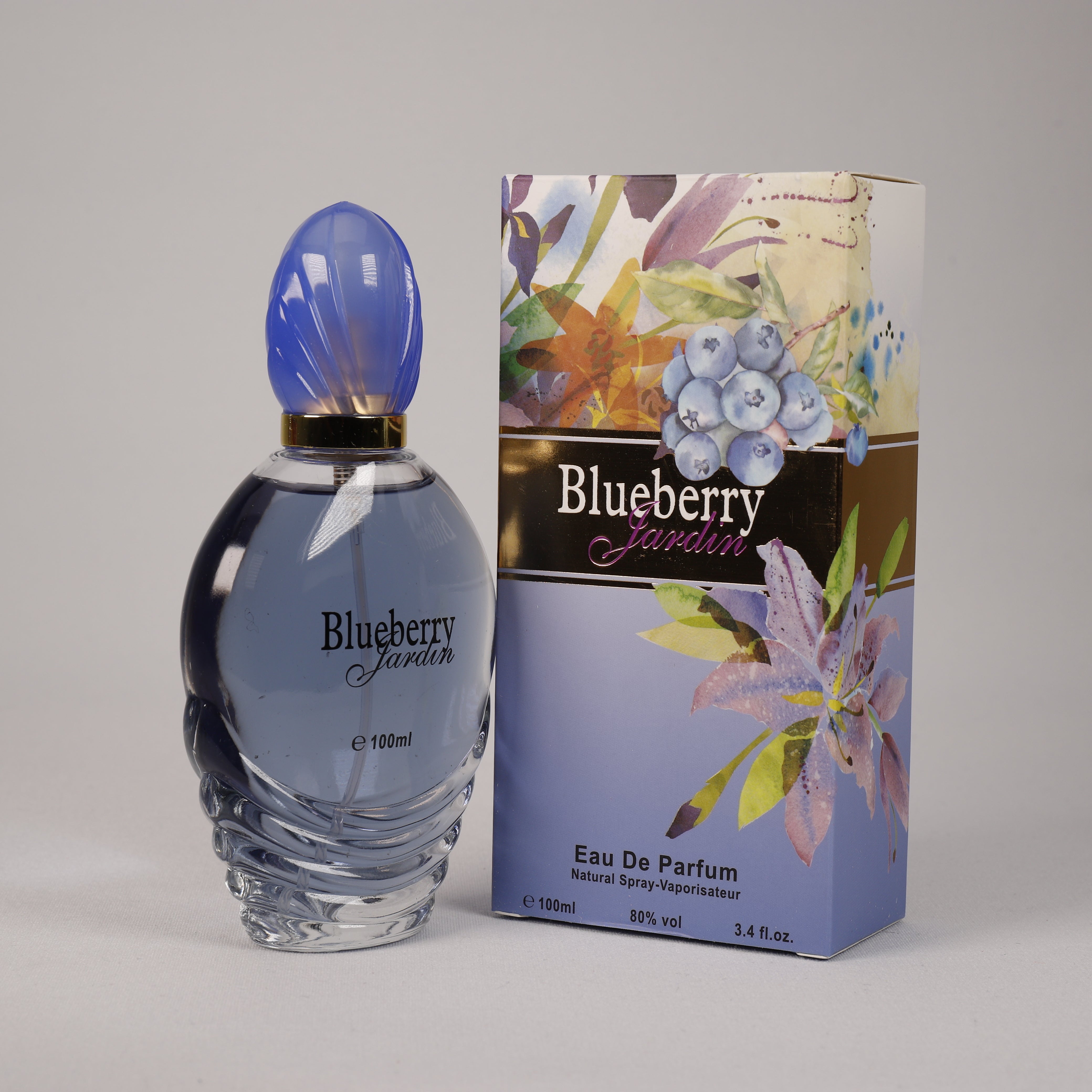 Blueberry Jardin  für Damen, Vaporizer mit natürlichem Spray, 100 ml, Duft, TOP Parfüm, NEU OVP