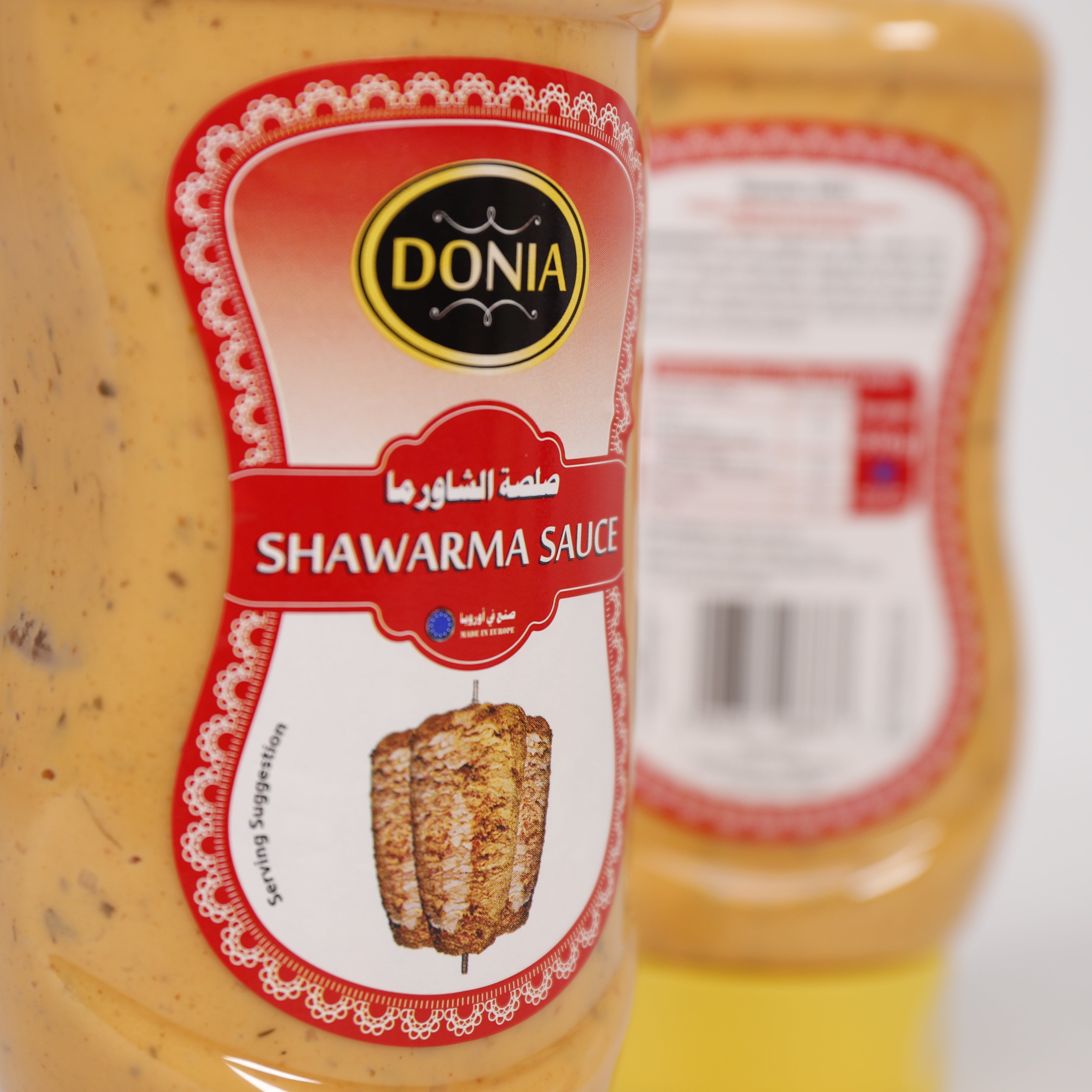 Donia Sauce, Shawarma Soße 270 ml, Shawarma Sauce, Gluten Frei, Made in EU, BBQ