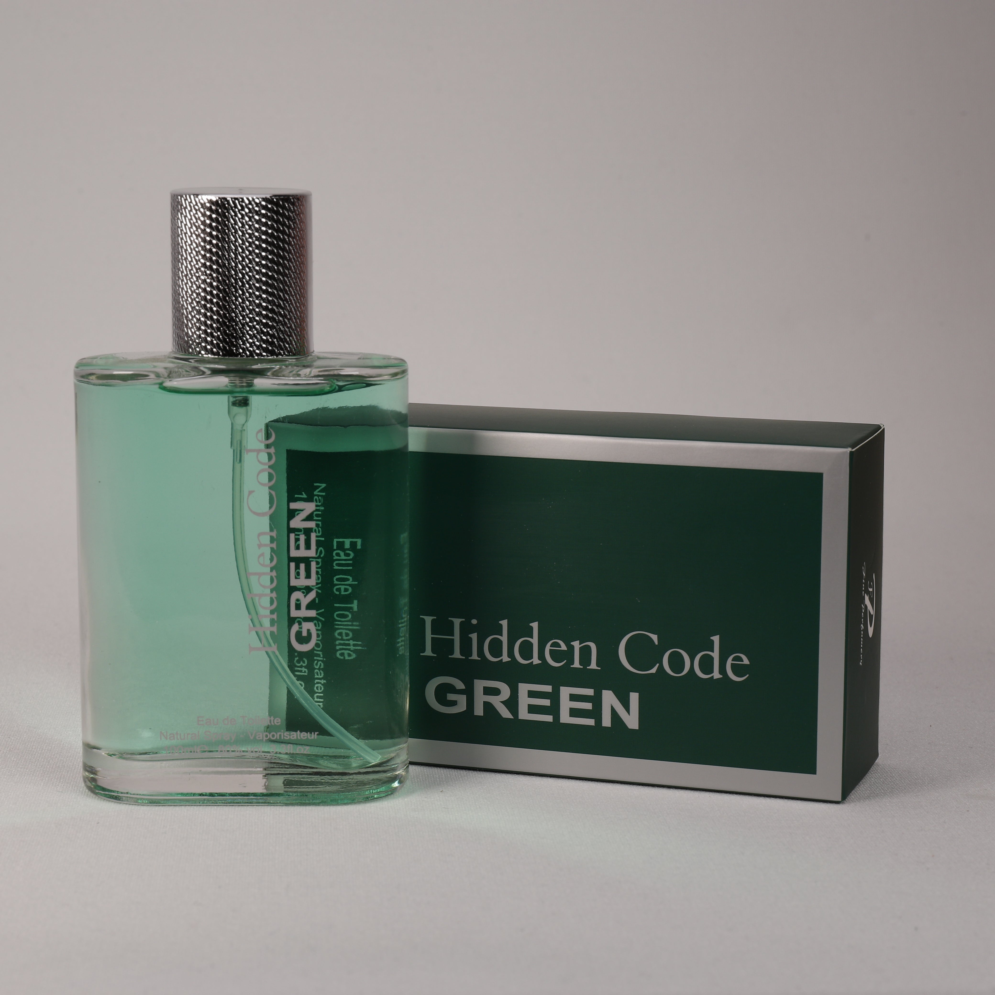Hidden Code Green für Herren, Vaporizer mit natürlichem Spray, 100 ml, Duft, TOP Parfüm, NEU OVP