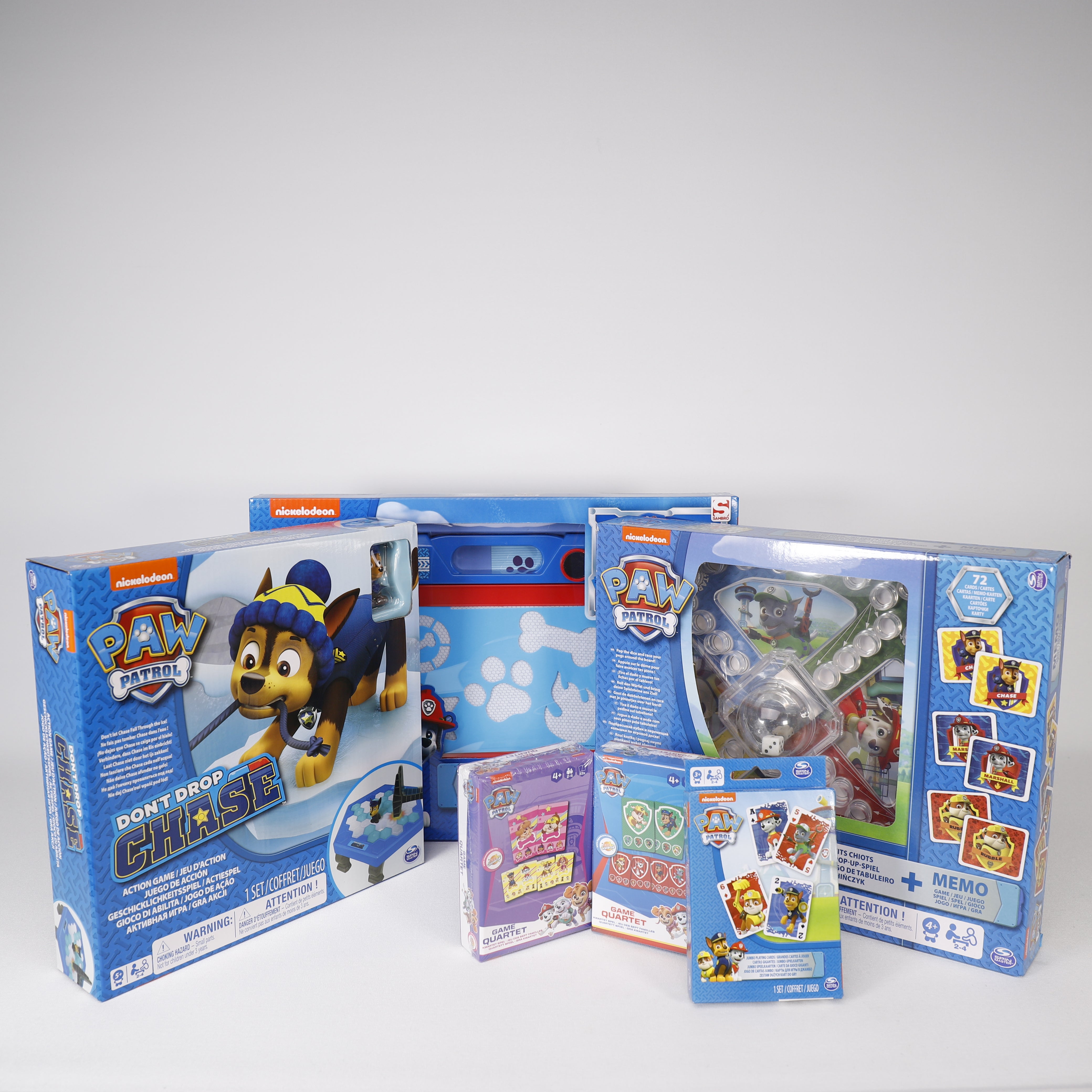 Paw Patrol Pop Up Spiel & Memo Spiele Set 27 x 31cm, Ab 3 Spielzeug, Nickelodeon