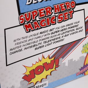 Super Hero Magic Set, Zauberkasten 27 x 40 cm, Unsichtbarkeit, Marvin's Magic.