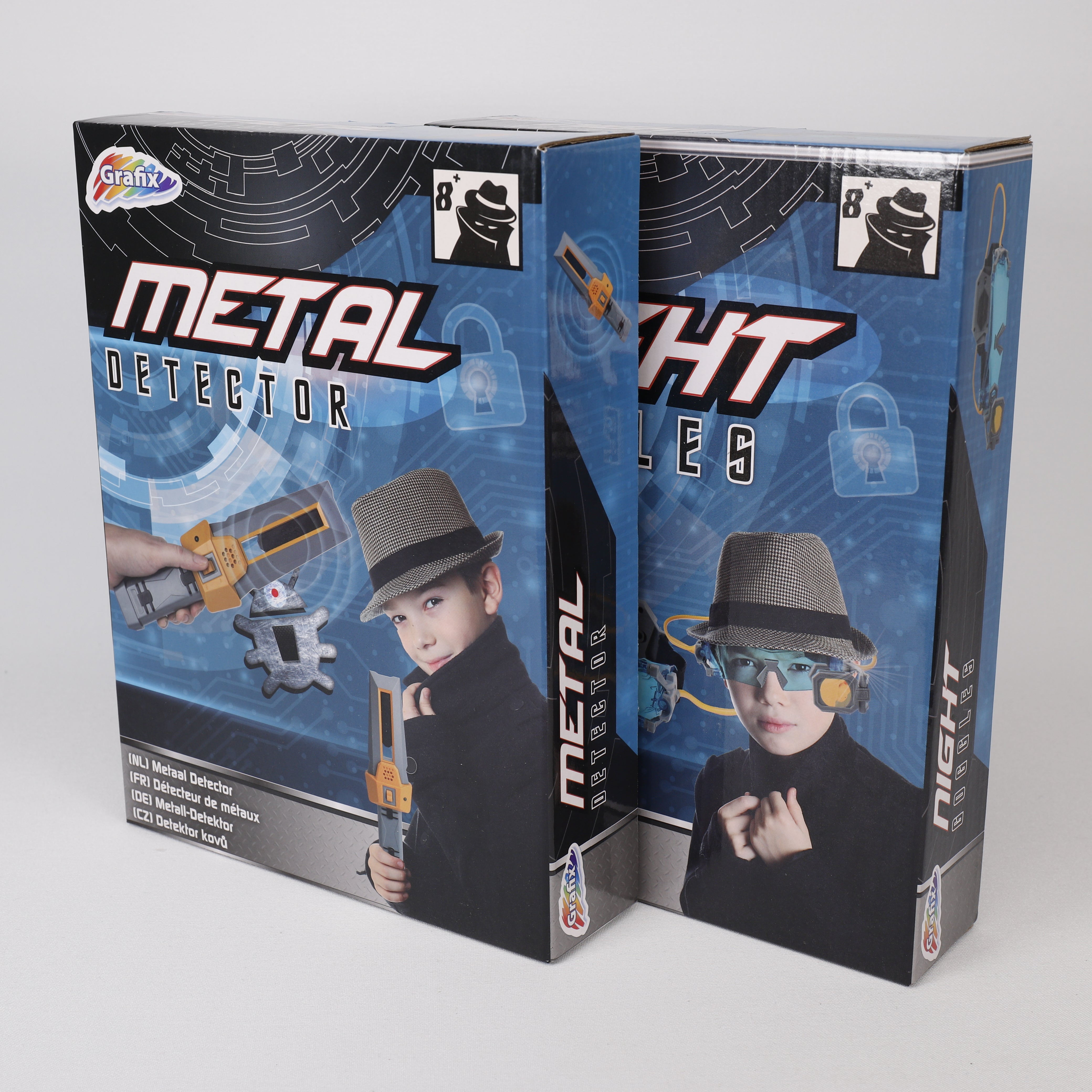 Metalldetektor, Spielzeug Detektiv, 27x20cm, Kinderspielzeug, ab 8 Jahren Grafix