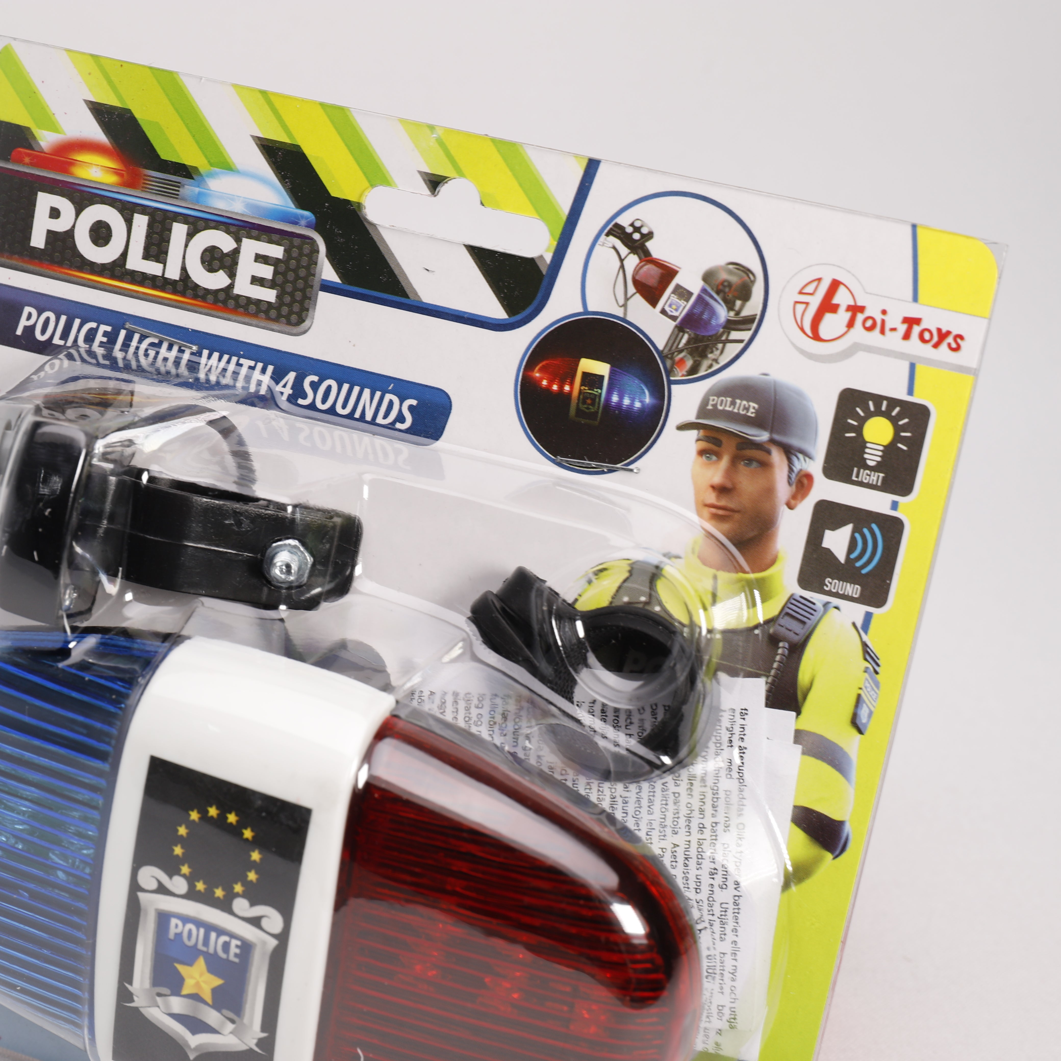 sirene kinderfahrrad Polizei Lichter mit Sound für Fahrrad, Mit 4 Tönen Laut Polizei Sirene – OMA Geschenke