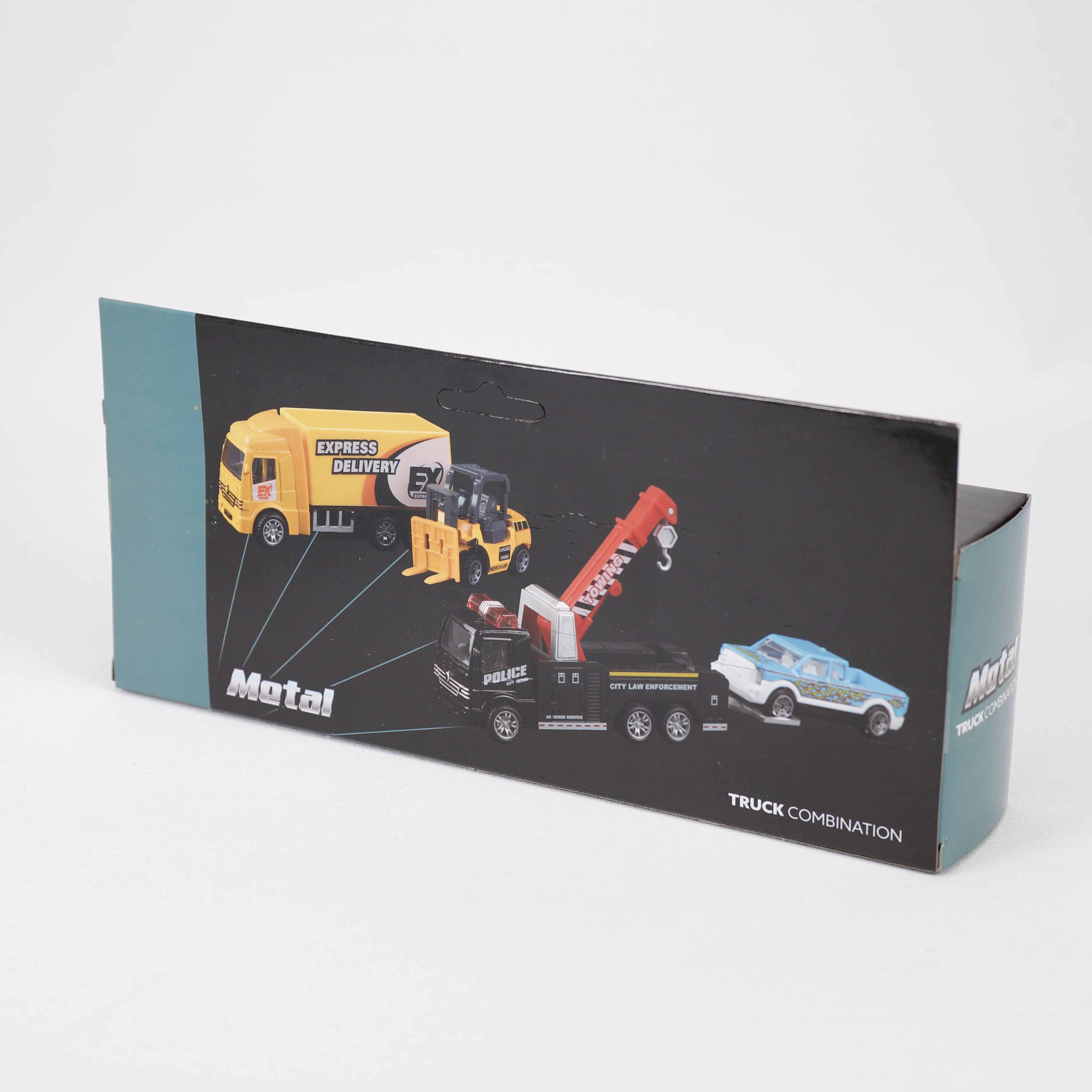 LKW Metall & Auto11 x 24 cm, ab 3 Jahre, Spielzeug, Toi-Toys.