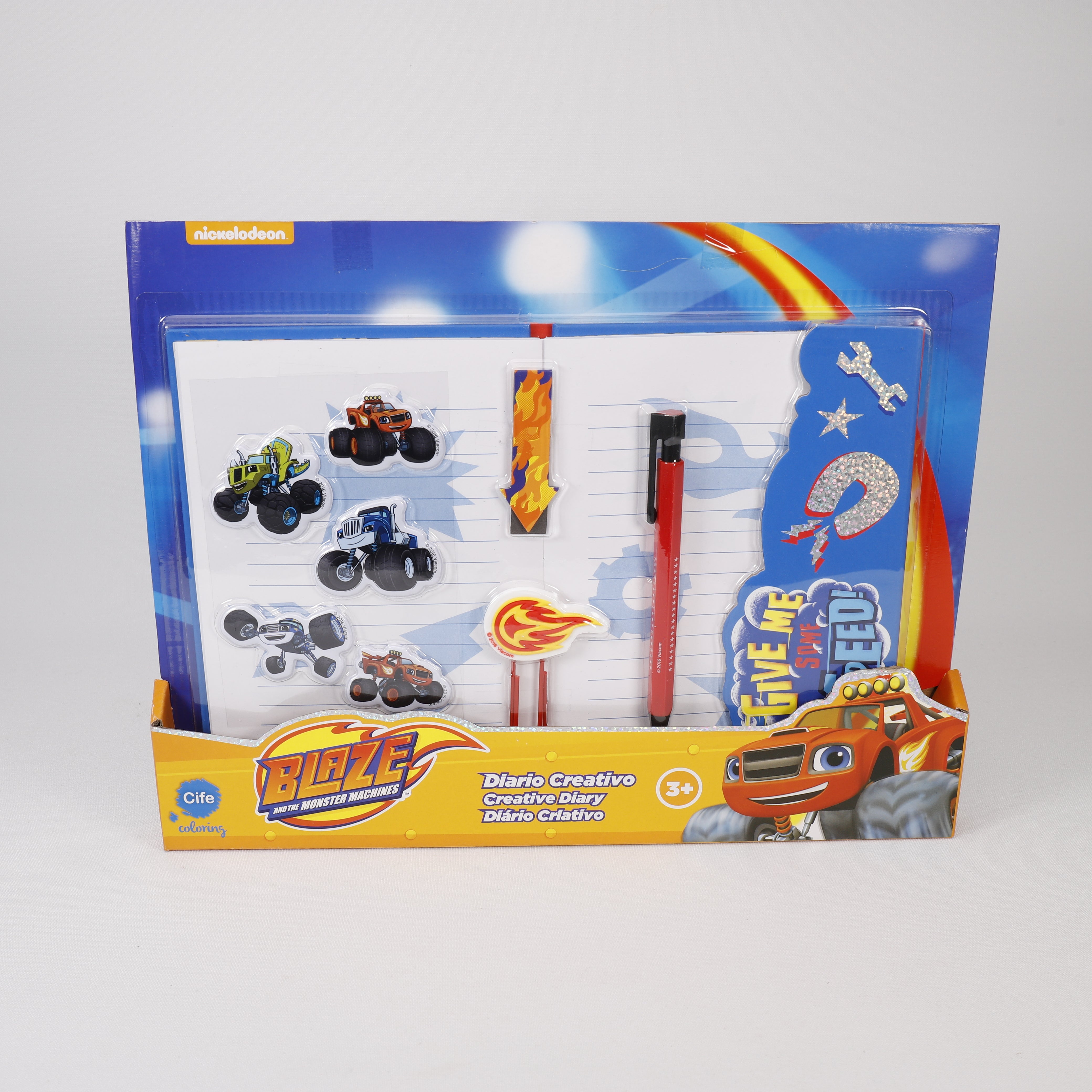 Blaze Tagebuchset, the Monster Machines 34 x 26cm, ideal für Kinder, Nickelodeon