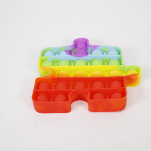 Pop it Fidget Spielzeug, 25 Pops Silikon Puzzle Bunt, 12 x 12 cm, Stresslos, Jonotoys