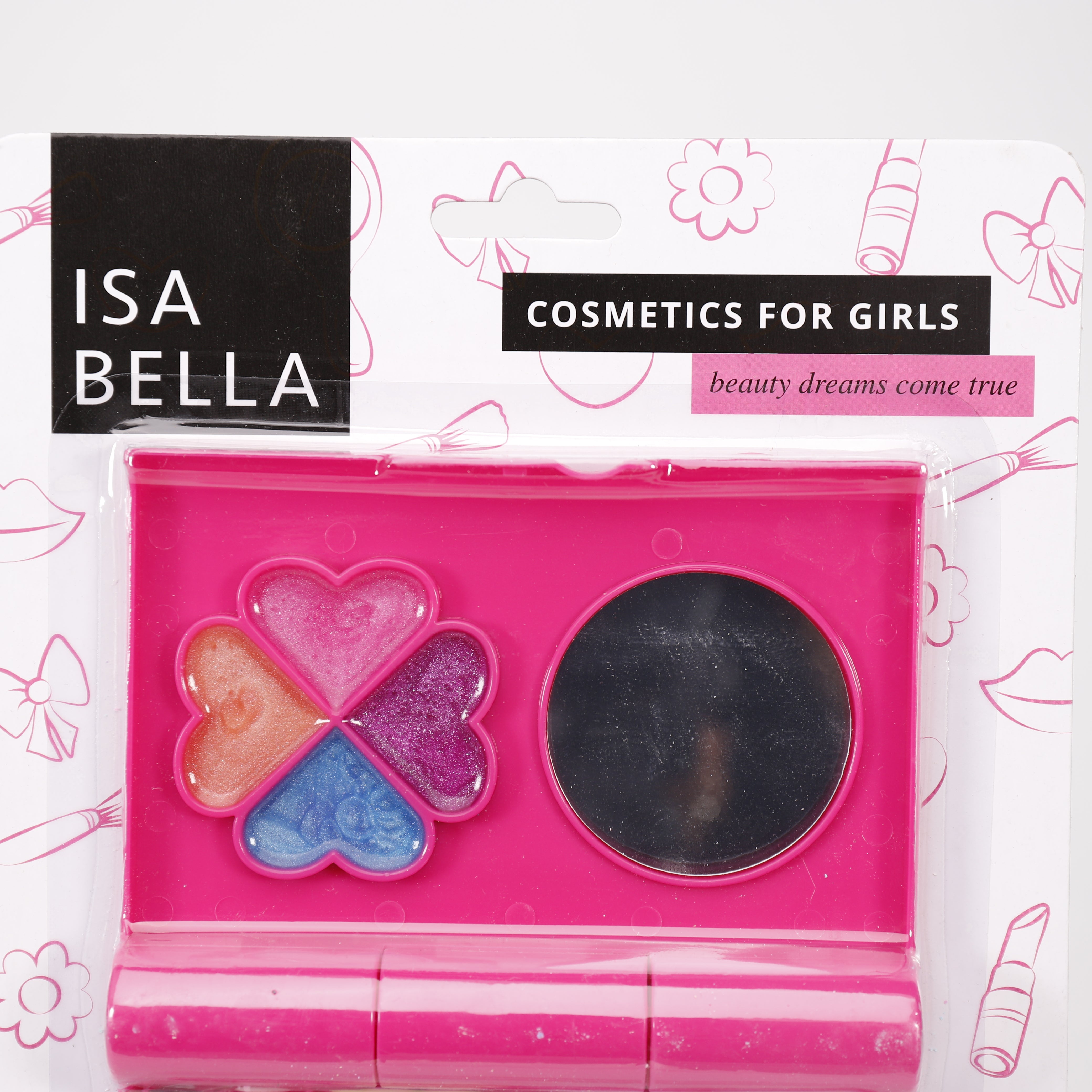 Make-up-Box 17,5 x 32,5cm, Schmink & Spiegel für Mädchen, ab 5 Jahren, Isabella