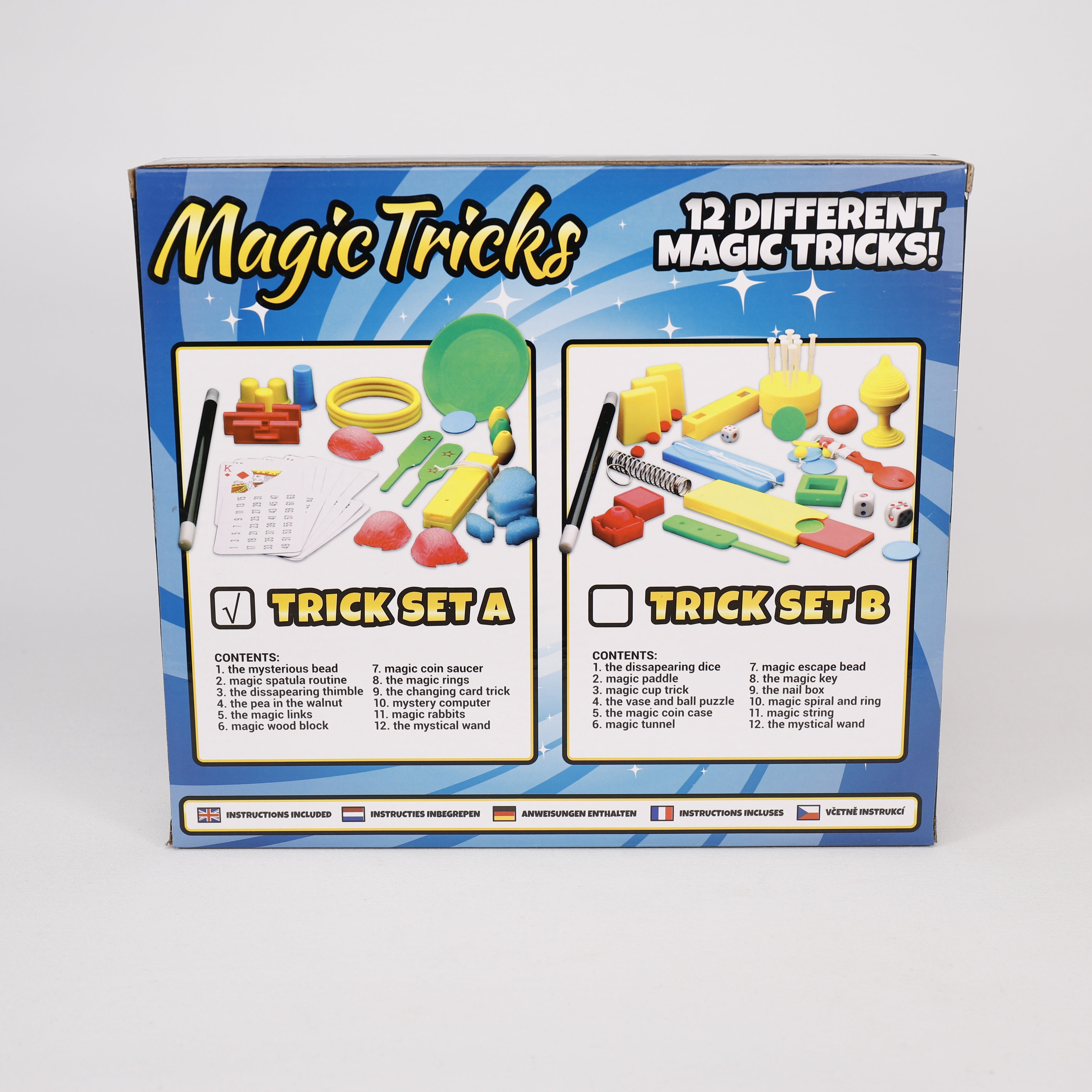 Magic Tricks, 12 Zaubertricks in Magische Box ‎30 x 26 cm, ab 6 Jahren, Johntoy.