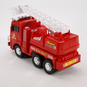 Electric Feuerwehrauto, Rot LED, Licht & Musik, Geschenk Kinderspielzeug, Rescue