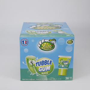 36 Stk. Apple Gum Tubble Kaugummi in der Tube, 1,26 Kg, Halal, TOP Süßigkeiten.