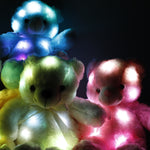 Lade das Bild in den Galerie-Viewer, LED Teddybär, Plüschtier, bunt leuchtendes Spielzeug, Geburtstagsgeschenk, Teddy
