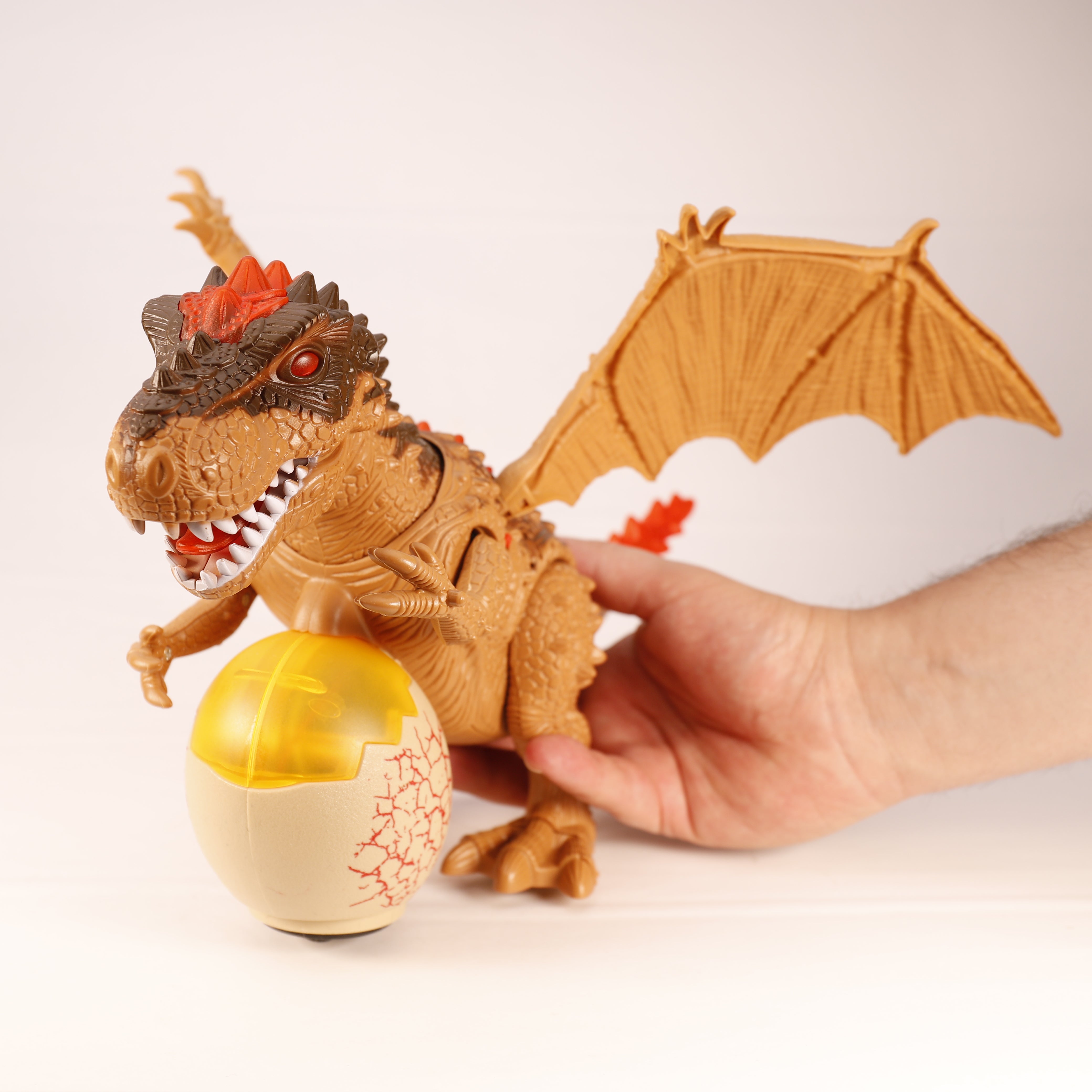 Elektrische Kinder Dinosaurier T-Rex Figur Spielzeug mit Licht Sound Geschenk