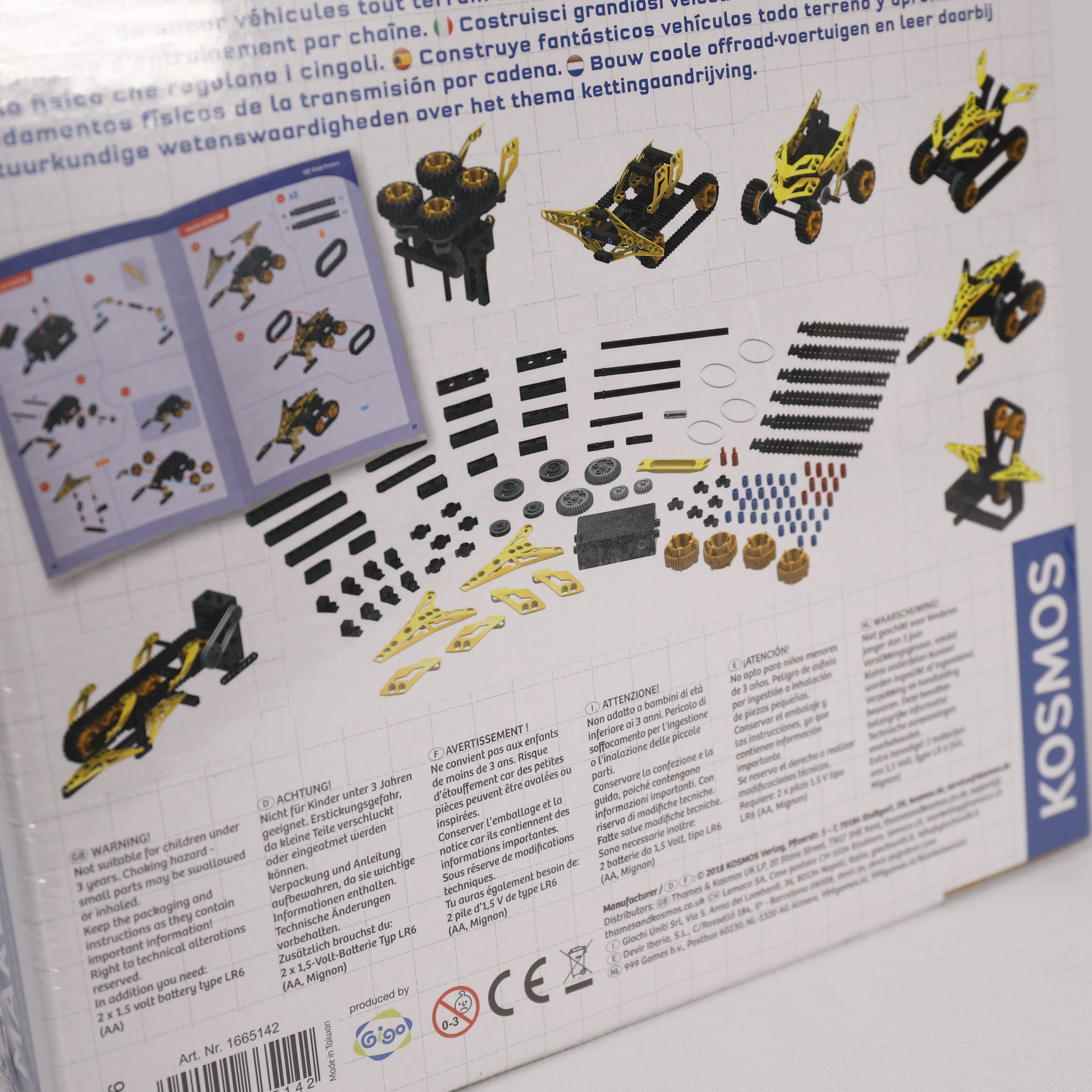 Kosmos Engineering Makerspace Off Road Rovers, Geländefahrzeuge, 10in1 Spielzeug