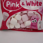 Lade das Bild in den Galerie-Viewer, Bebeto Marshmallow, Pink &amp; White, 135g, Süßigkeiten, Sweet, Halal, aus Türkei.
