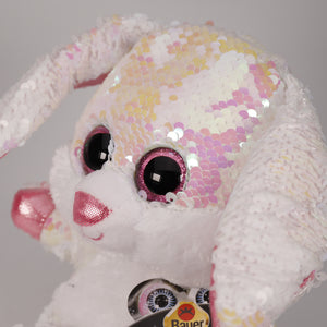 Heinrich Bauer, Plüschtier Hare 20 cm, Plush Hare Glitter, Spielzeug, Geschenk.