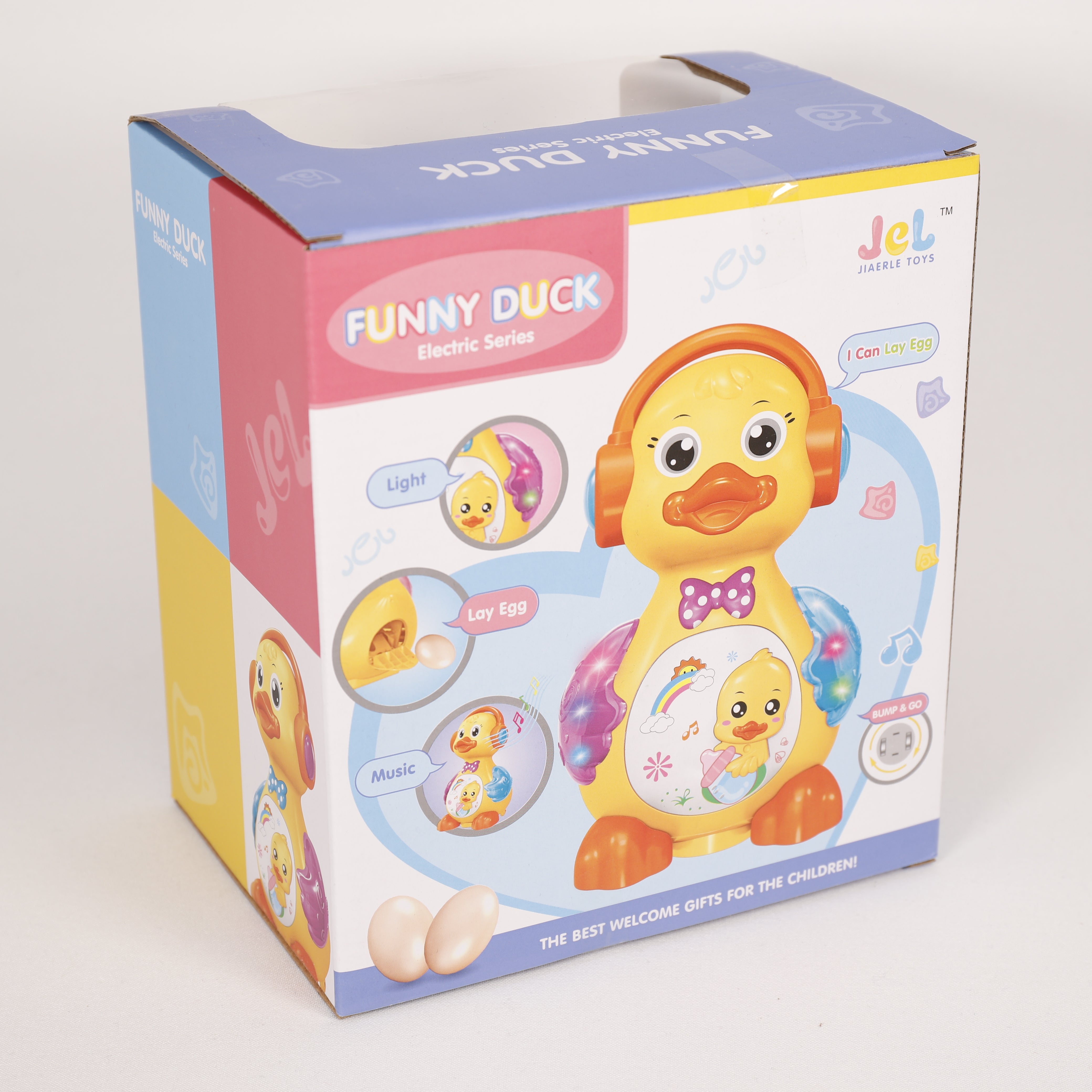 Funny Duck, Ente legt Eier, +3, LED, Licht & Musik & Tanzen, Kinderspielzeug Geschenk
