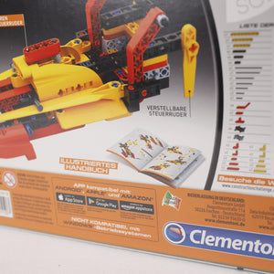Clementoni Galileo Science Construction Challenge Wasserflugzeug & Hydro-Rennboot, Spielzeug.