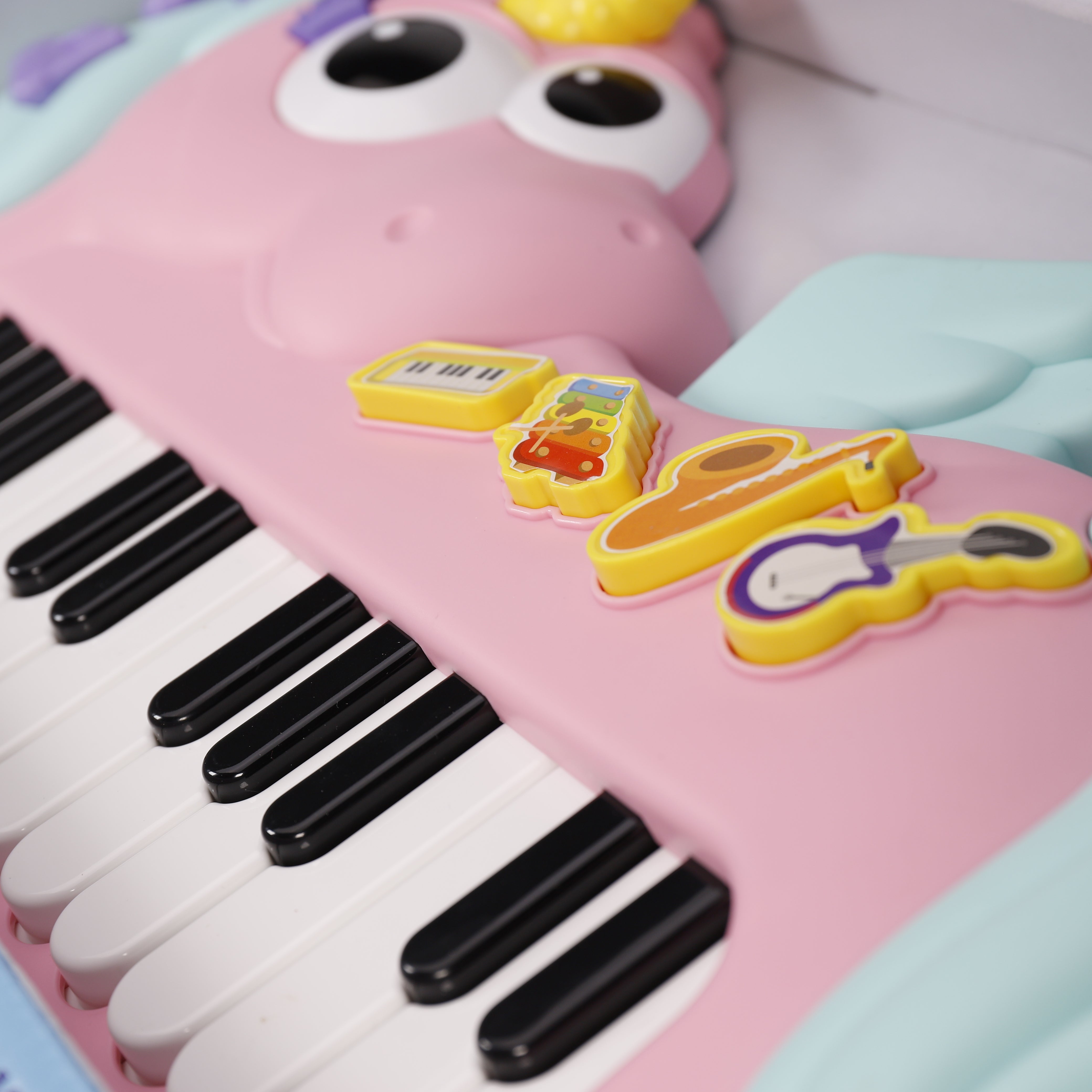 Keyboard 24 Tasten, Klavier Spielzeug, Einhorn, Piano 25 X 45 cm, Musik, Kids Media