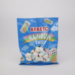 Lade das Bild in den Galerie-Viewer, Bebeto Marshmallow, Rainbow Twisted, 135g, Süßigkeiten, Sweet, Halal, aus Türkei
