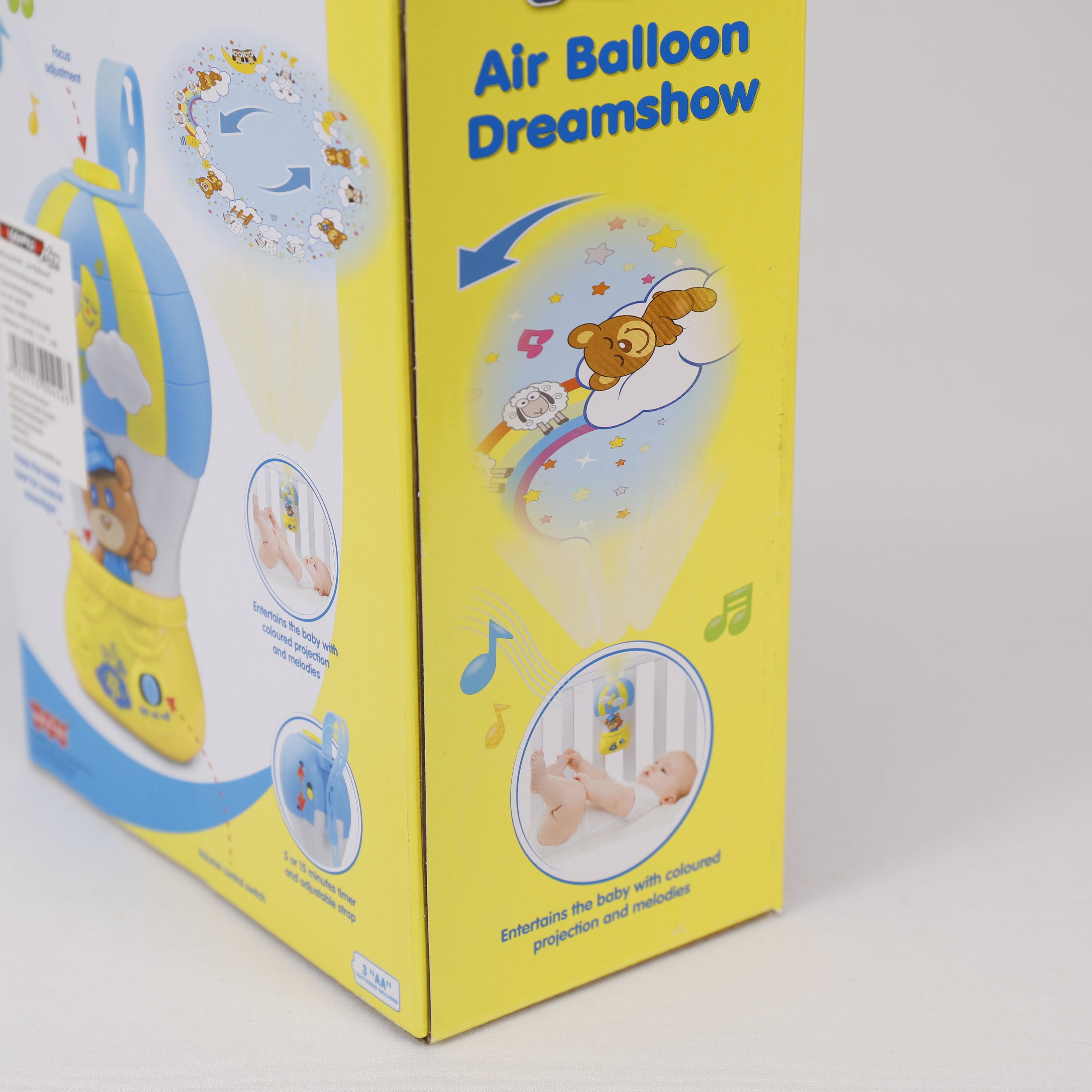 Air Ballon Dreamshow, Beamer, Traumshow, 18 x 26 cm Baby Musik Box, Nachtlicht.