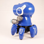 Lade das Bild in den Galerie-Viewer, Electric Robot 6-Klauen, Bunte LED, Licht Musik Tanzen Kinder Geschenk Spielzeug
