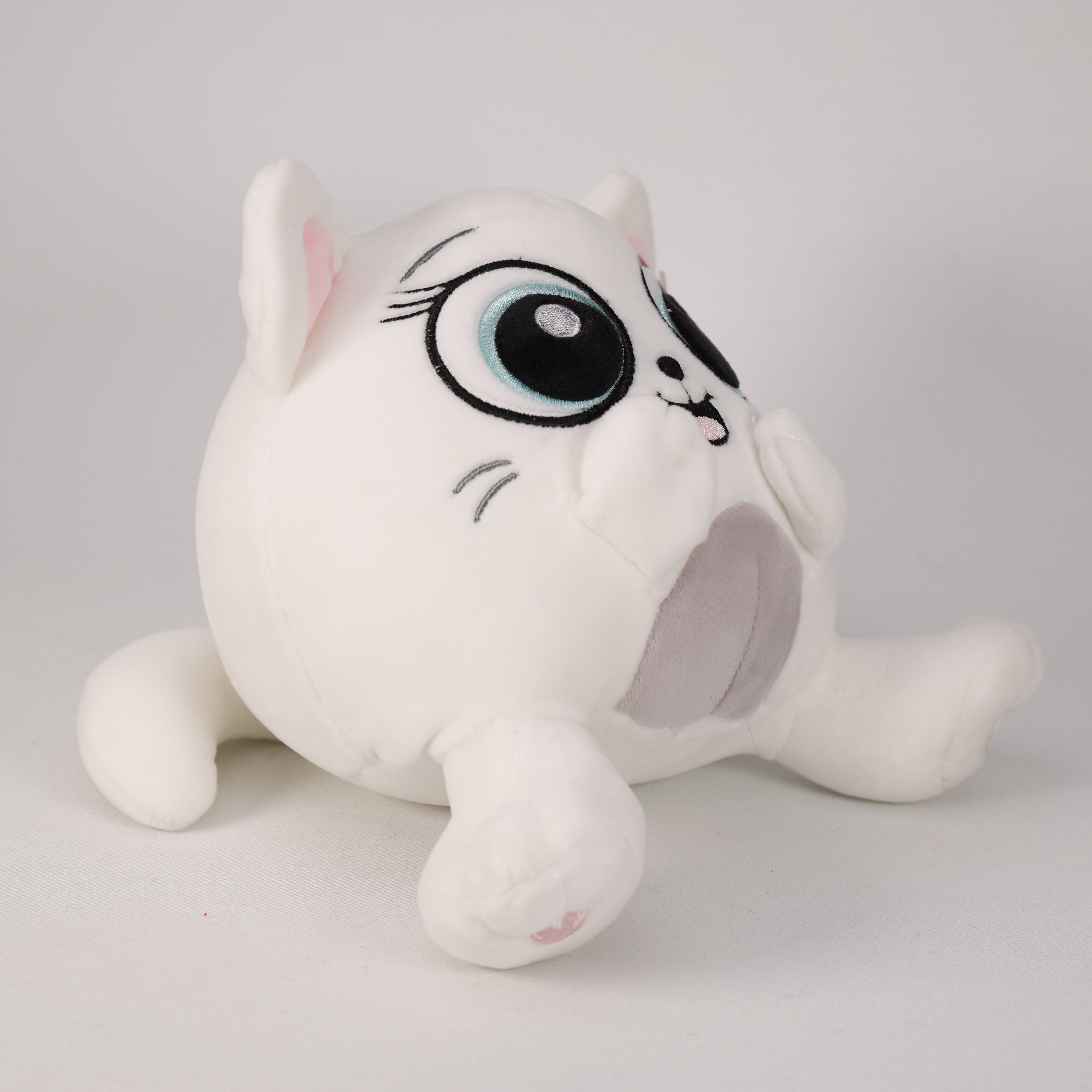 Bauer Weiß Plüsch Katze, Plüsch 15 cm, Plüschtier Spielzeug, Super Weich Geschenk