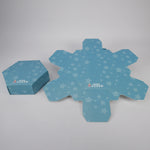 Lade das Bild in den Galerie-Viewer, 100 x Gastgeschenke Geschenkbox Babyparty Baby Junge Taufe Geburt 9,5 x 3 cm Blau.
