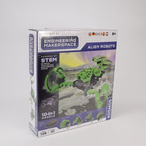 Kosmos Engineering Makerspace Alien Robots, Roboter bauen, 10 in 1 M, Spielzeug