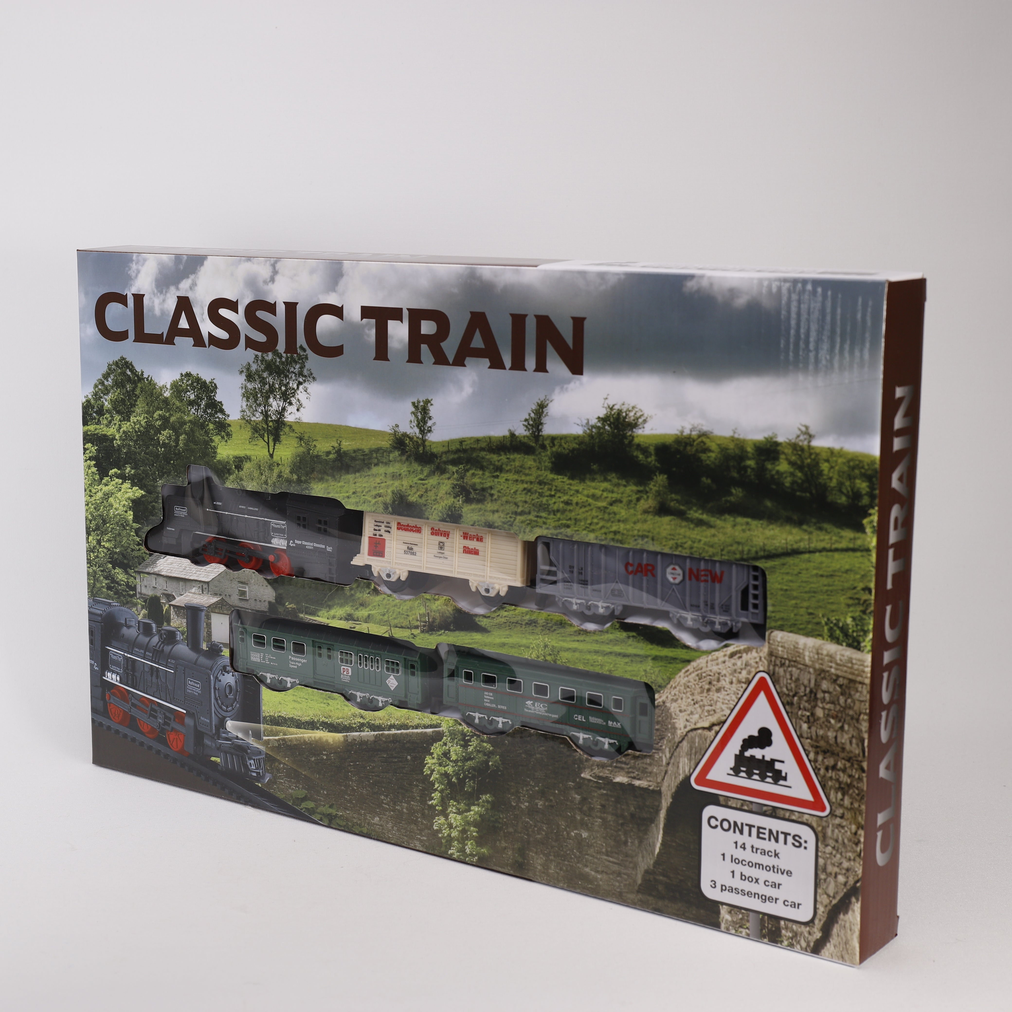 JohnToy, Eisenbahn Set, Classic Train, Elektrozug, Musik & Licht, TOP Spielzeug.