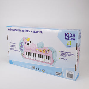 Keyboard 24 Tasten, Klavier Spielzeug, Einhorn, Piano 25 X 45 cm, Musik, Kids Media