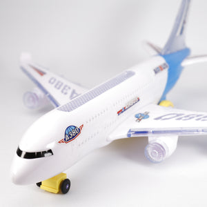 A380 Airbus, Spielzeug, Flugzeug, mit blinkenden, Lichtern, Geburtstagsgeschenk.
