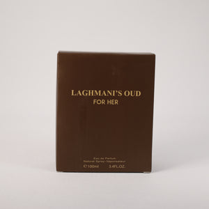 Laghmani'S Oud für Damen, Vaporizer mit natürlichem Spray, 100 ml, Duft, Parfüm, NEU OVP (Brown)