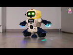Laden und Abspielen von Videos im Galerie-Viewer, Electric Roboter Smart, Bunte LED-Licht Musik Tanzen, Kinder Geschenk Spielzeug.

