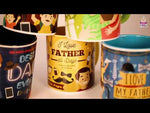 Laden und Abspielen von Videos im Galerie-Viewer, Vater Tassen, Tassendruck, Tasse mit Vater Motiv, Father, Keramik Kaffeetasse 300 ml
