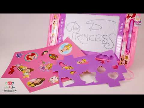 Disney Princess Zaubertafel, Spielzeug, Magnetstarter, Tollen Stempeln, Clementoni